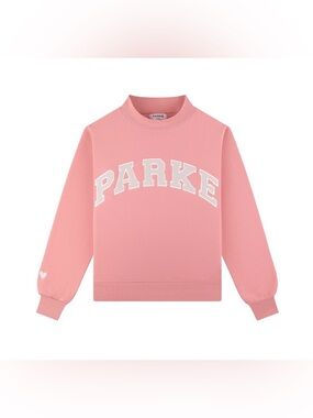 *RARE* Sold Out Parke Valentine's Varsity Mockneck - Blush + Lavender S/M